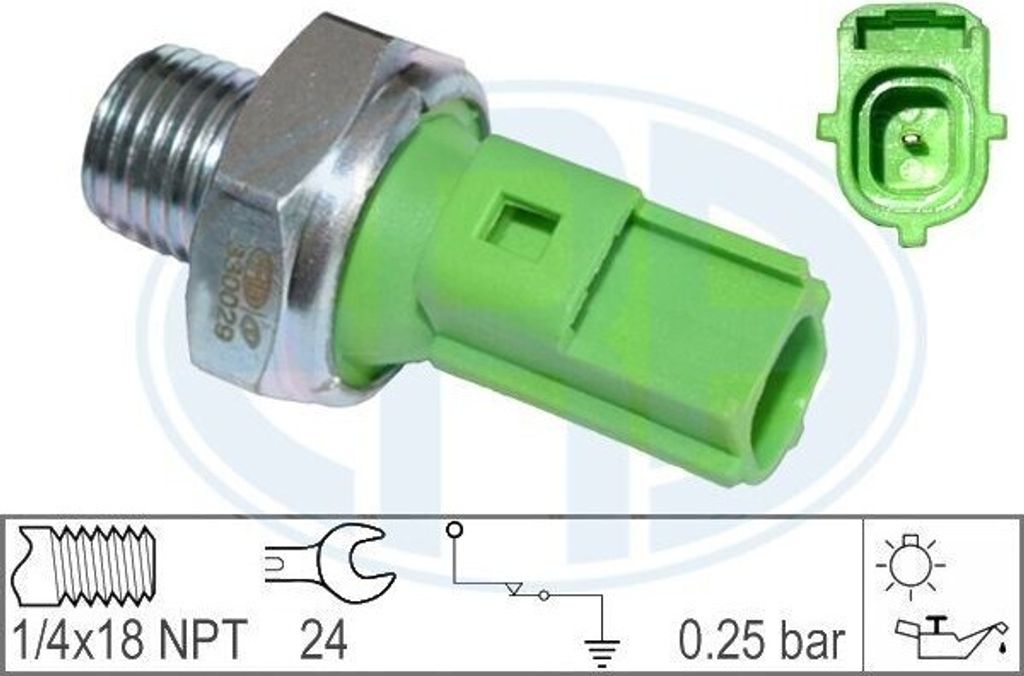 ERA 330029 Öldruckschalter Öldrucksensor für FORD Fiesta Produktbild 