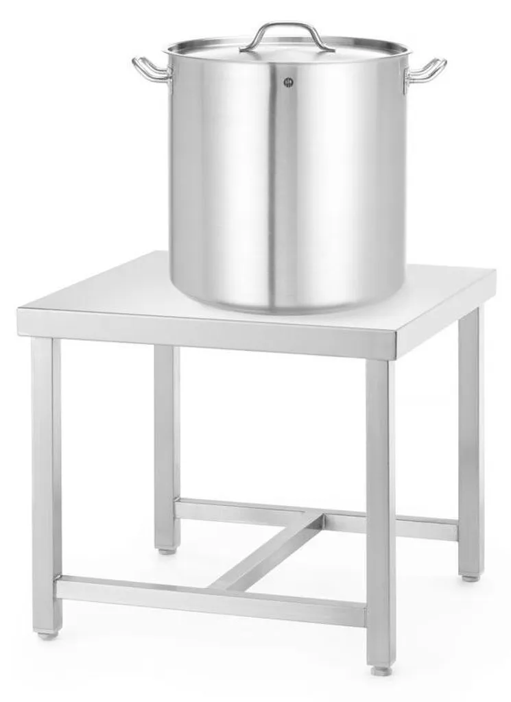 Support de marmite bas professionnel 500x500mm idéal pour traiteur