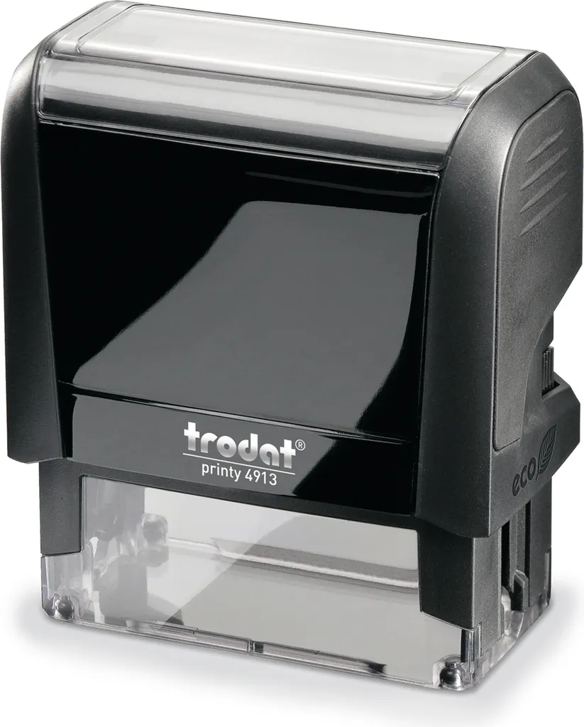 Timbro Trodat 4913 4.0 Nero 6 Righe: Design Compatto per il Tuo Desk