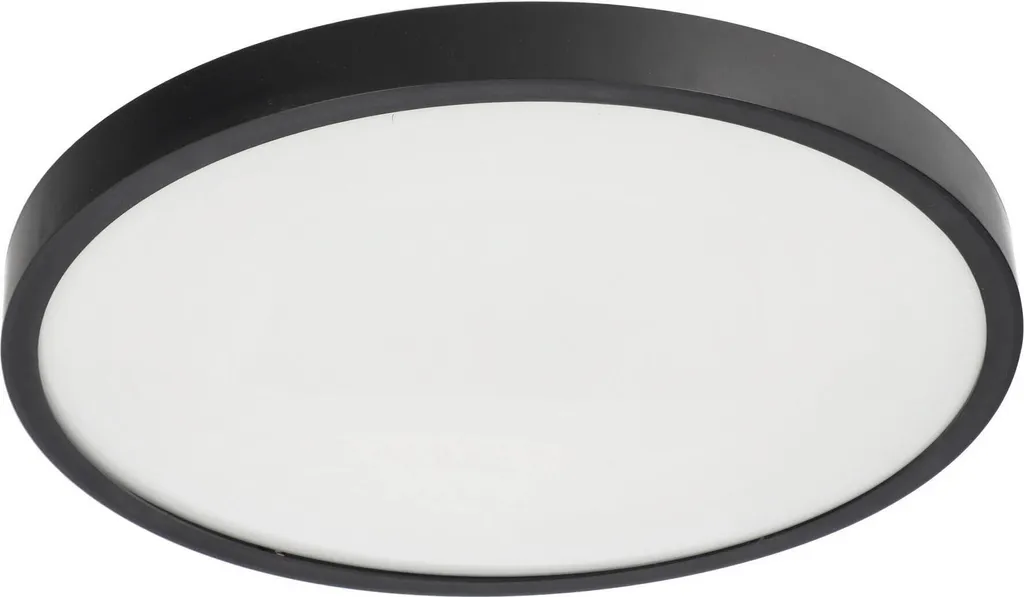 Plafond PERETI 24W anello nero 35cm, 3000K colore caldo, 2400lm, IP44, 220-240V EDO777616 Soluzioni EDO