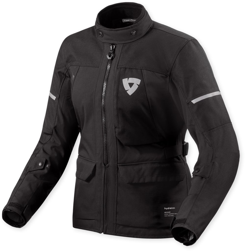 Revit Convergent H2O wasserdichte Damen Motorrad Textiljacke, schwarz, 38