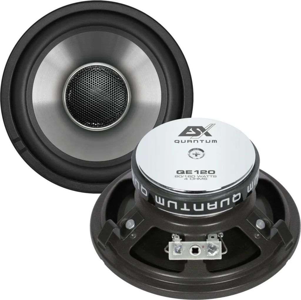 Enceintes Coaxiales 12 cm ESX QE-120 Quantum Series pour Auto la Paire