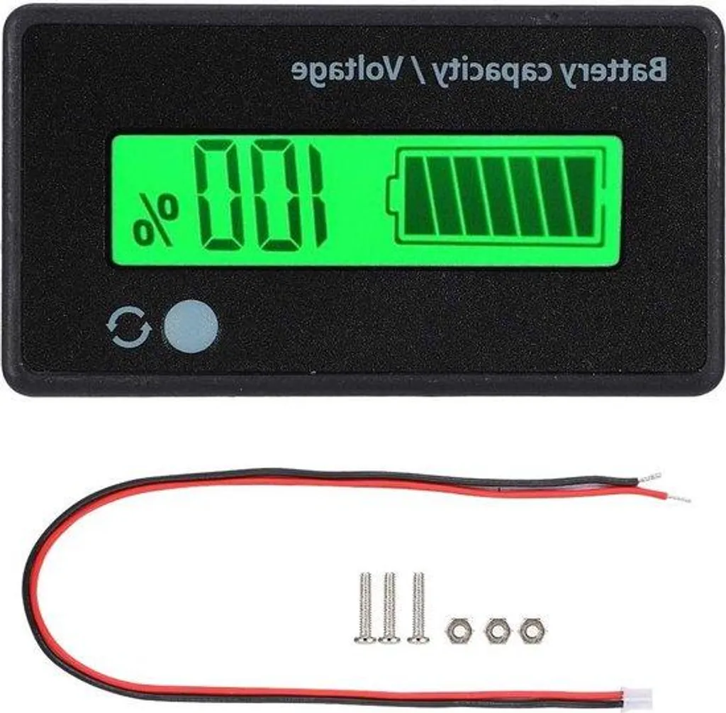 Indicateur de Charge pour Batterie Solaire et Camping-car 12V-84V