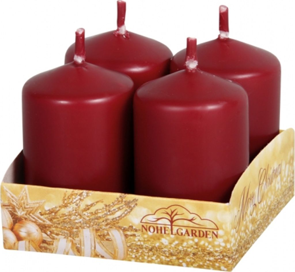 Nohel Garden Svíčka adventní matná d4x6cm 4ks Obrázek produktu 