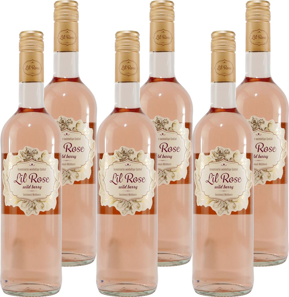 Lil Rose Wild Berry Cocktail (6 x 0,75L)