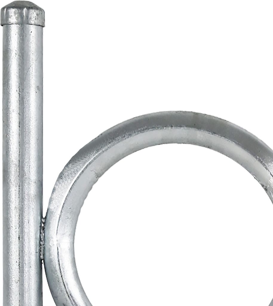 Fahrradanlehnbügel 116,5 x 52,5 cm Stahl feuerverzinkt Ø 50 Produktbild 6