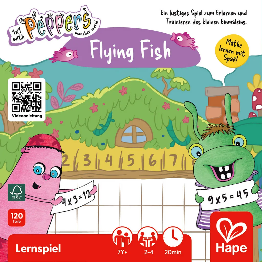 Hape Poisson Volant E0364 Jouet de Bain à Bulles pour Bébé et Enfant