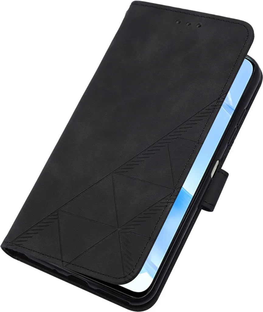 Custodia Honor 90 Lite In Pelle PU Con Portafoglio E Slot Per Carte – Cover Libro Con Chiusura Magnetica E Funzione Stand – Colore Blu