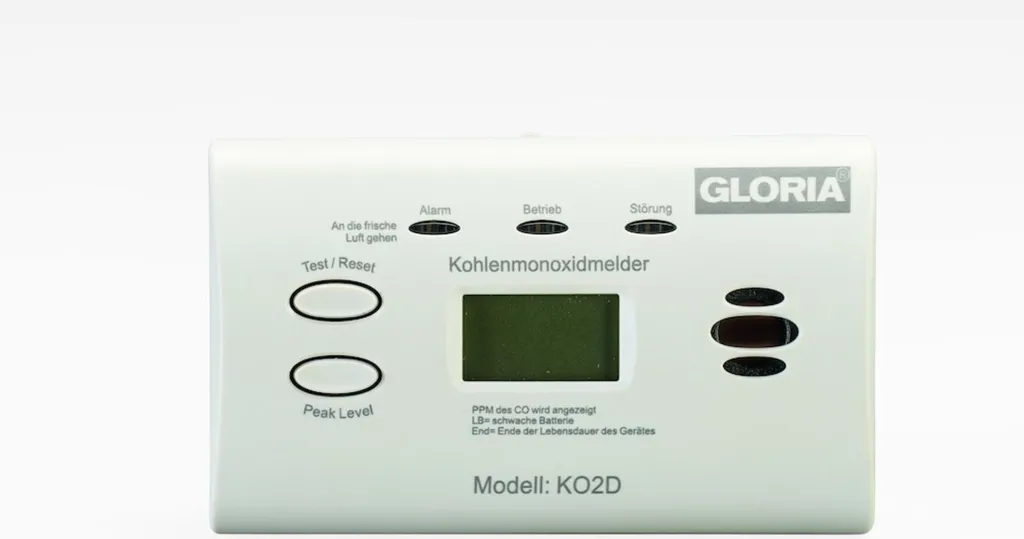 Détecteur de monoxyde de carbone avec écran digital Gloria K02D Type K02D