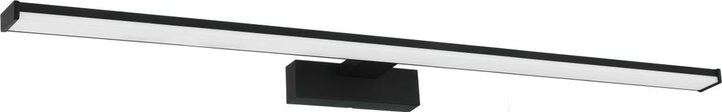 PANDELLA 1 Wand-/Deckenleuchte Lampe Beleuchtung - L78 x H4 x AL12 cm - schwarz - 14W inkl. - IP44