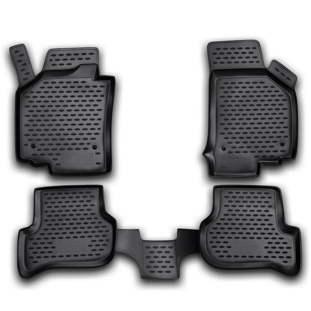 Tapis de sol caoutchouc Novline Seat Leon 2005-2012 Image du produit 