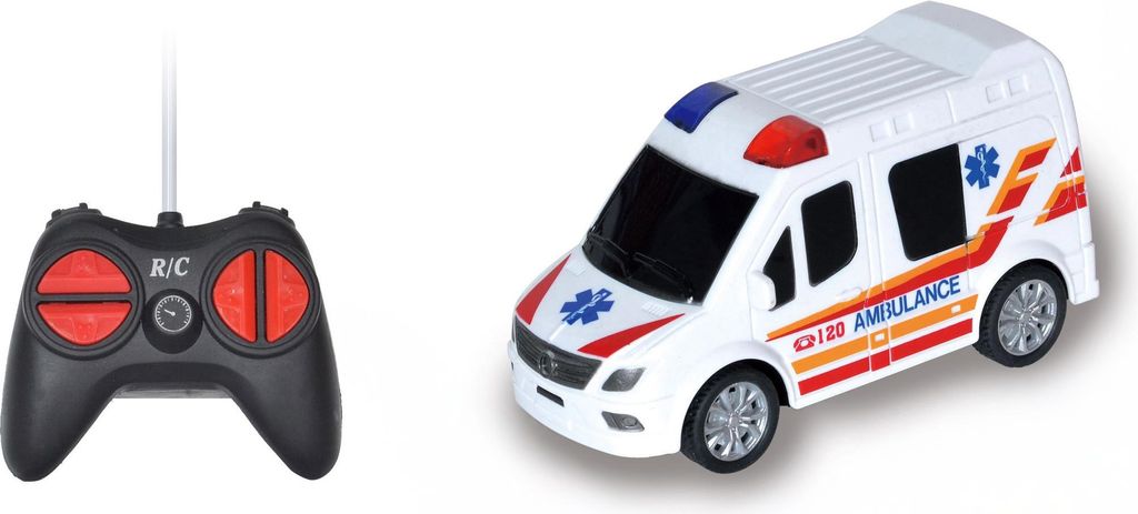 Fernsteuerbarer RC-Krankenwagen 13,5 cm Produktbild 