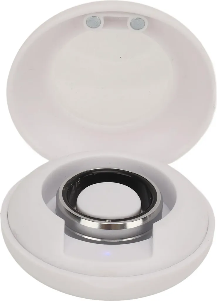 Tracker Santé Discret Smart Ring Argent n° 12 Solution Sommeil IP68 - 3