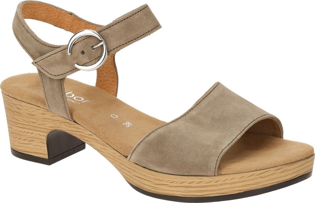 Gabor KRETA Damen Sandalette - Riemchen Sandalen braun Elegant NEU