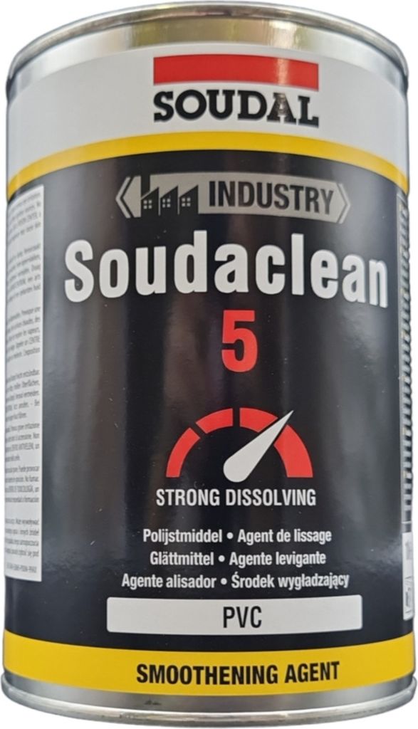 Soudal PVC Kunststoff Reiniger 1 L Typ 5 hoch anlösend Soudaclean 5