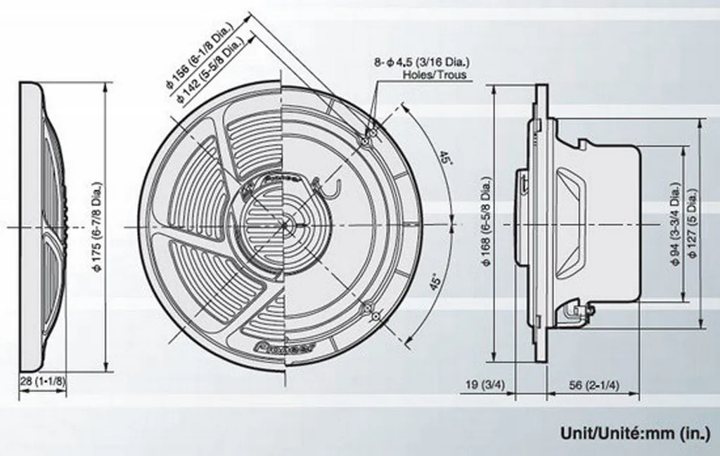 Pioneer TS-MR1640 Marine - 4