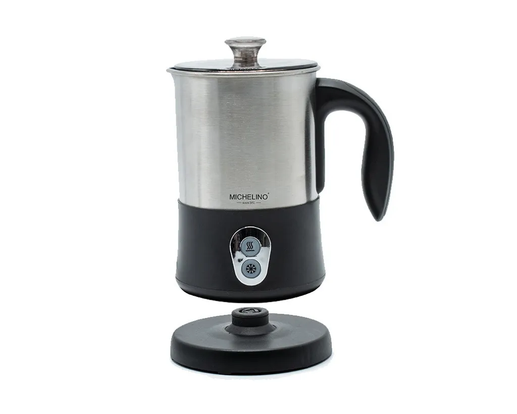 Mousseur à lait Michelino 550W : fini le lait brûlé, mousse parfaite inox