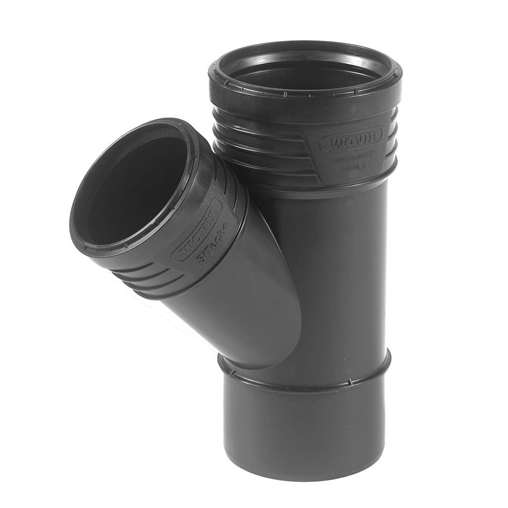 Wavin SiTech+ Abzweig 45 Grad DN100xDN50