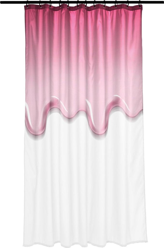 Kleine Wolke Duschvorhang PEVA EDDIE Light Pink 180 x 200 Produktbild 