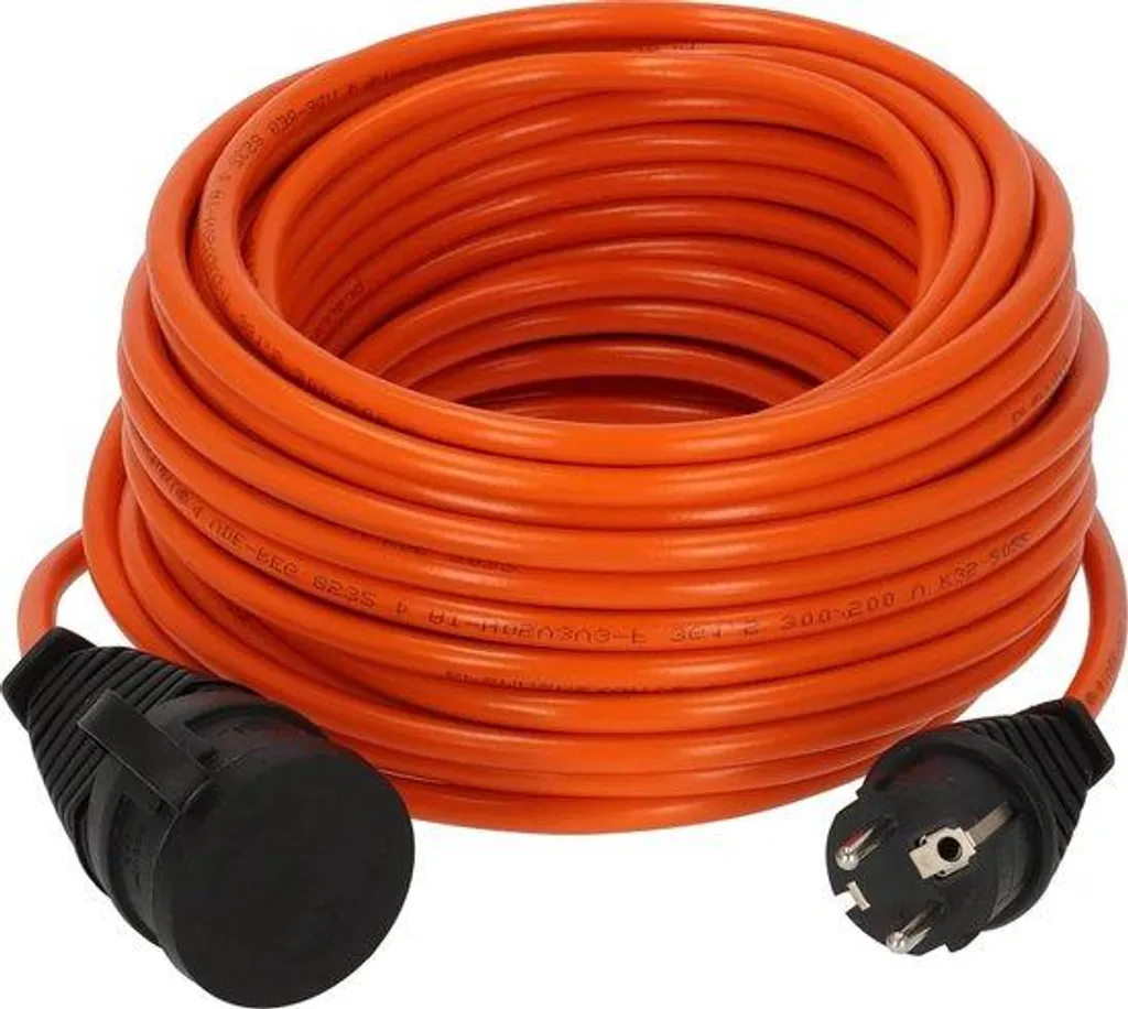 Rallonge de 20m étanche IP44 câble alimentation noir extérieur robuste