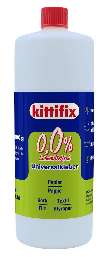 Kittifix 0,0% Lösemittelfrei Universalkleber 1000g mit Produktbild 