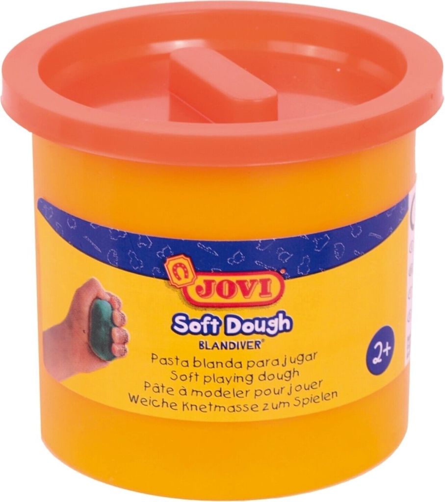 Jovi Soft Dough Modelliermasse für Kinder Orange 110 g