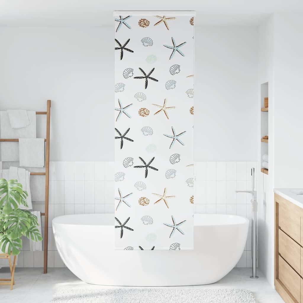 vidaXL Duschrollo mit Kassette 80x240 cm Stoffbreite 76 cm