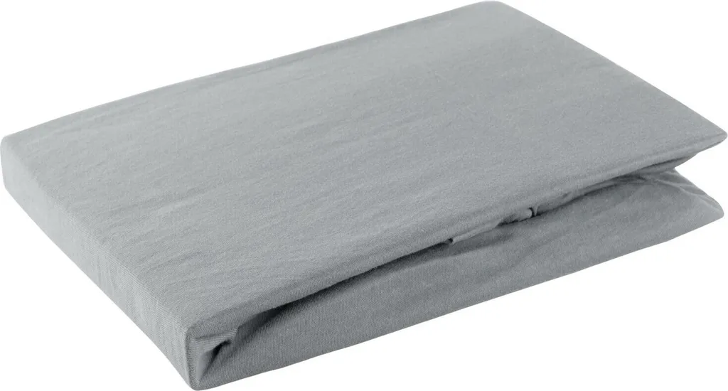 Lenzuolo Sotto 140x200 Jersey Acciaio D91 | Angoli Alti 30cm No Stiro