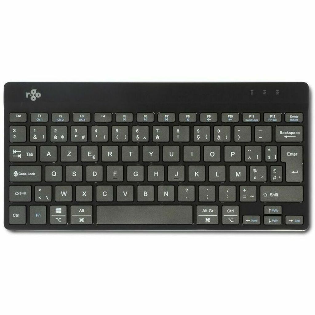 R-Go tools - R-Go Compact Break ergonomische Bluetooth-Tastatur, azerty, schwarz