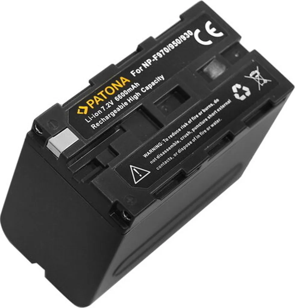 Batterie Li-Ion 6600 mAh PATONA 1074 avec protection surcharge intégrée