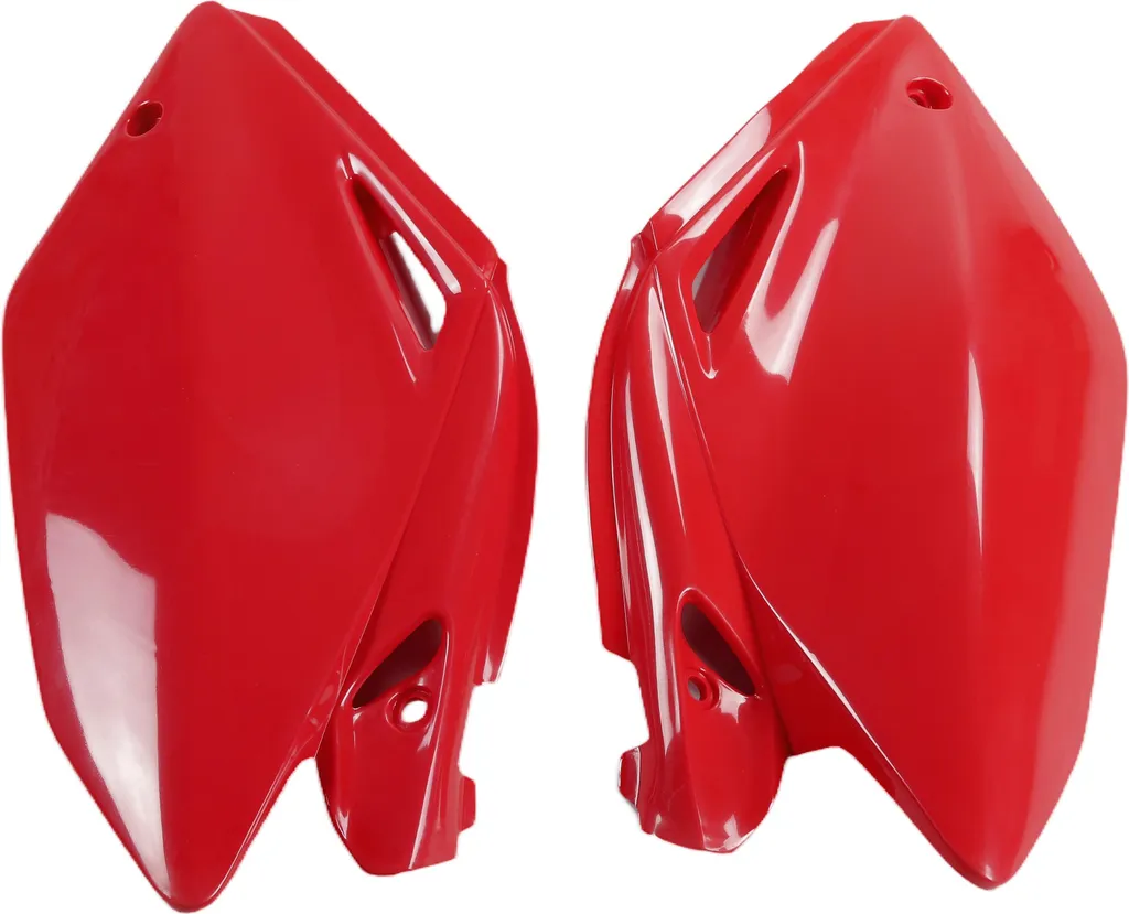 Carénage Honda CRF 250 R 2004-2005 : Plastiques UFO rouges 2 parties