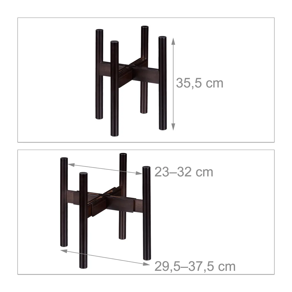 Support de plante ajustable pour éviter les traces de pots sur le sol - 4