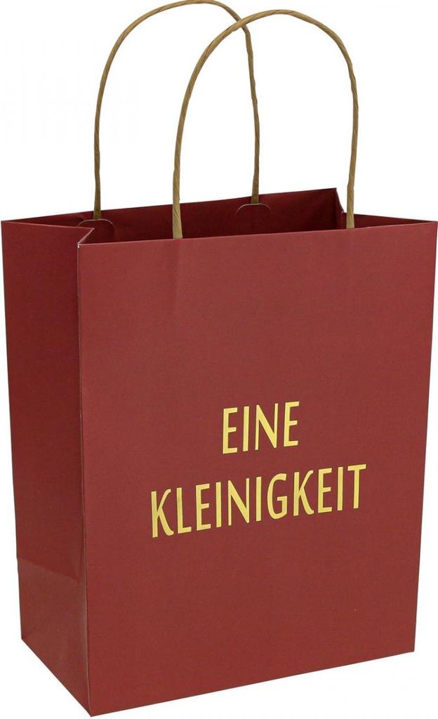 Geschenktüten mit goldener Beschriftung für Präsente und Dekoration, 6 Stück