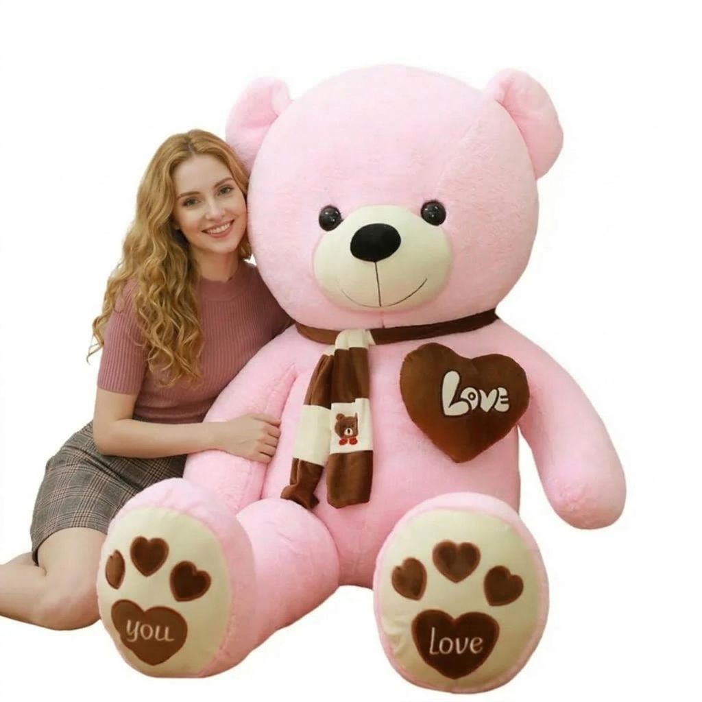 Teddybär XXL 180cm Rosa– Großer Kuschelteddy, Riesen Produktbild 
