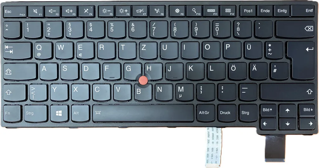 Clavier allemand rétroéclairé pour réparation PC MP-14A86D0J442
