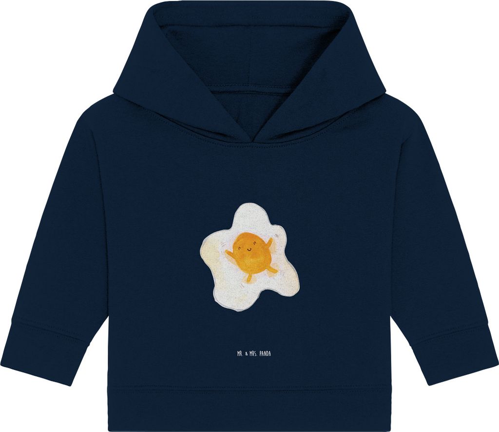 Mr. & Mrs. Panda Organic Baby Hoodie Spiegelei Ei 24. - 36. Produktbild 