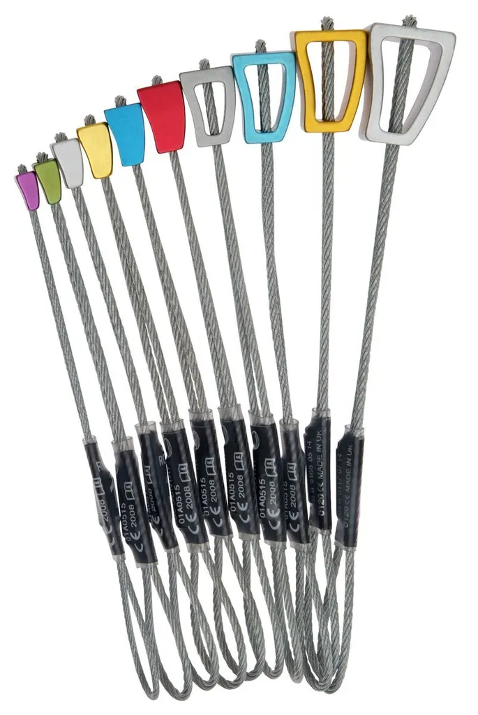 Wild Country Rock On Wire Anodised Set 1-10 Coinceurs Escalade Trad