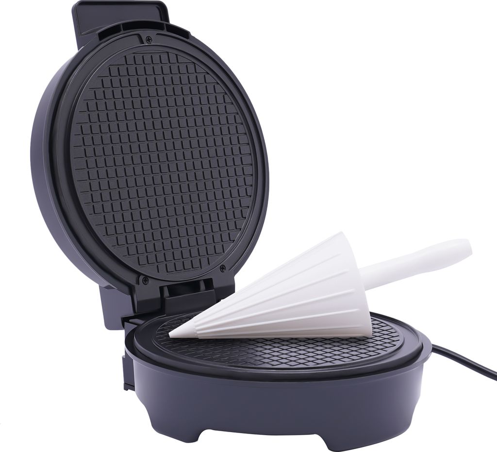 Waffeleisen Waffel Hörncheneisen Eiswaffel Hörnchenbäcker Waffelautomat Waffelhörnchen 1200W