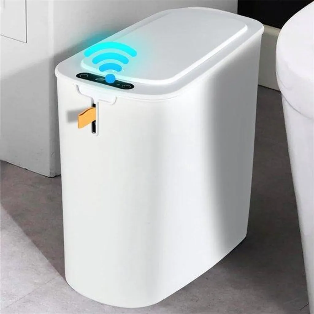 Poubelle intelligente 12L anti-odeurs avec ouverture sans contact main