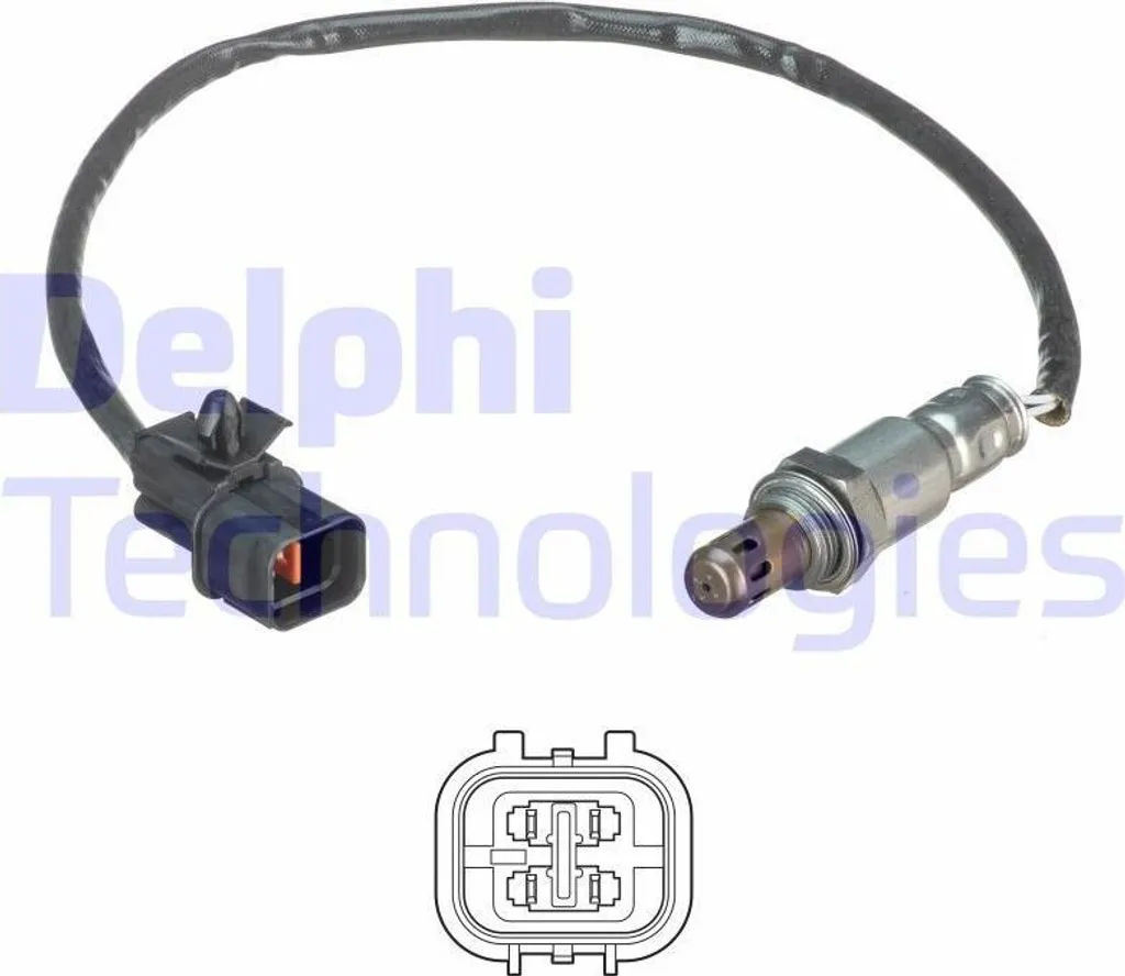 Capteur d'oxygène après catalyseur pour VW POLO 9N 1.2 1.4 DELPHI