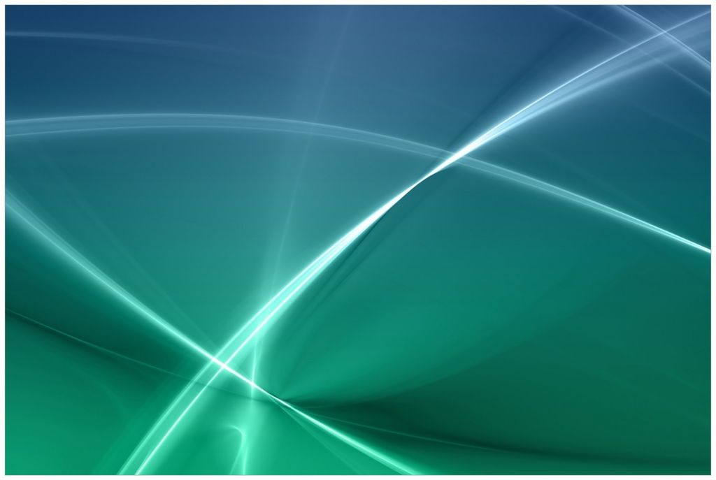 Wallario Premium Glasbild, freischwebende Optik, kräftige Farben, Größe 90 x 60 cm Motiv Abstrakte Formen und Linien in blau grün türkis