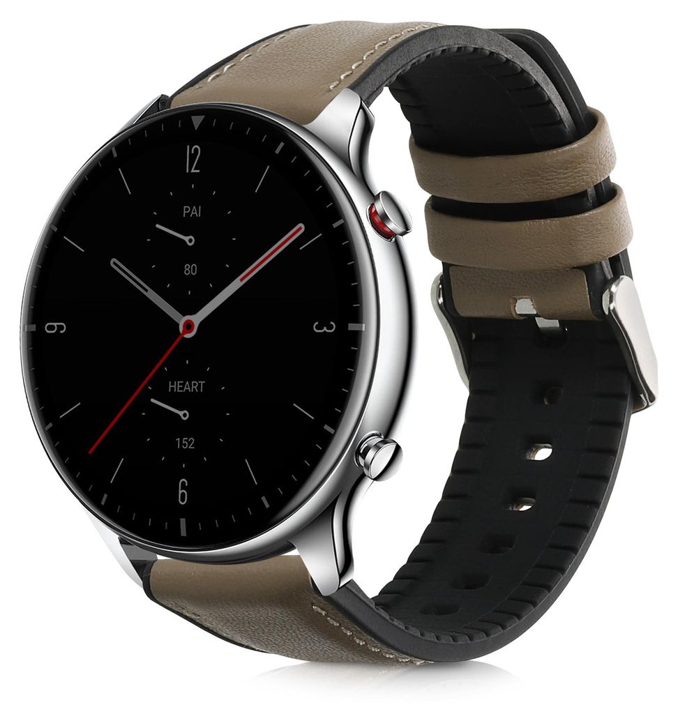 kwmobile Lederen horlogeband voor Huami Amzfit GTR (47mm) / Productafbeelding 