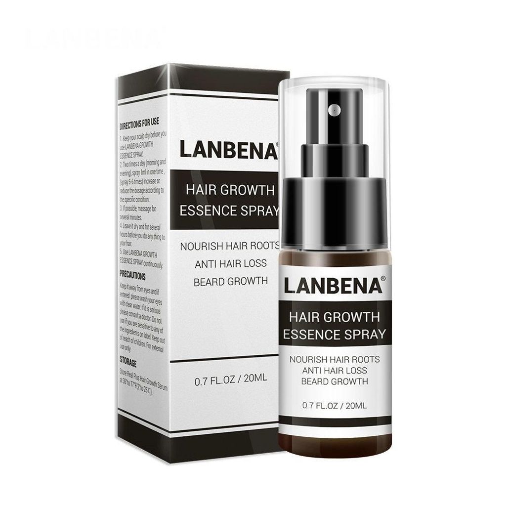 Spray, Lanbena, Wachstumsessenz, gegen Haarausfall, 100% Produktbild 