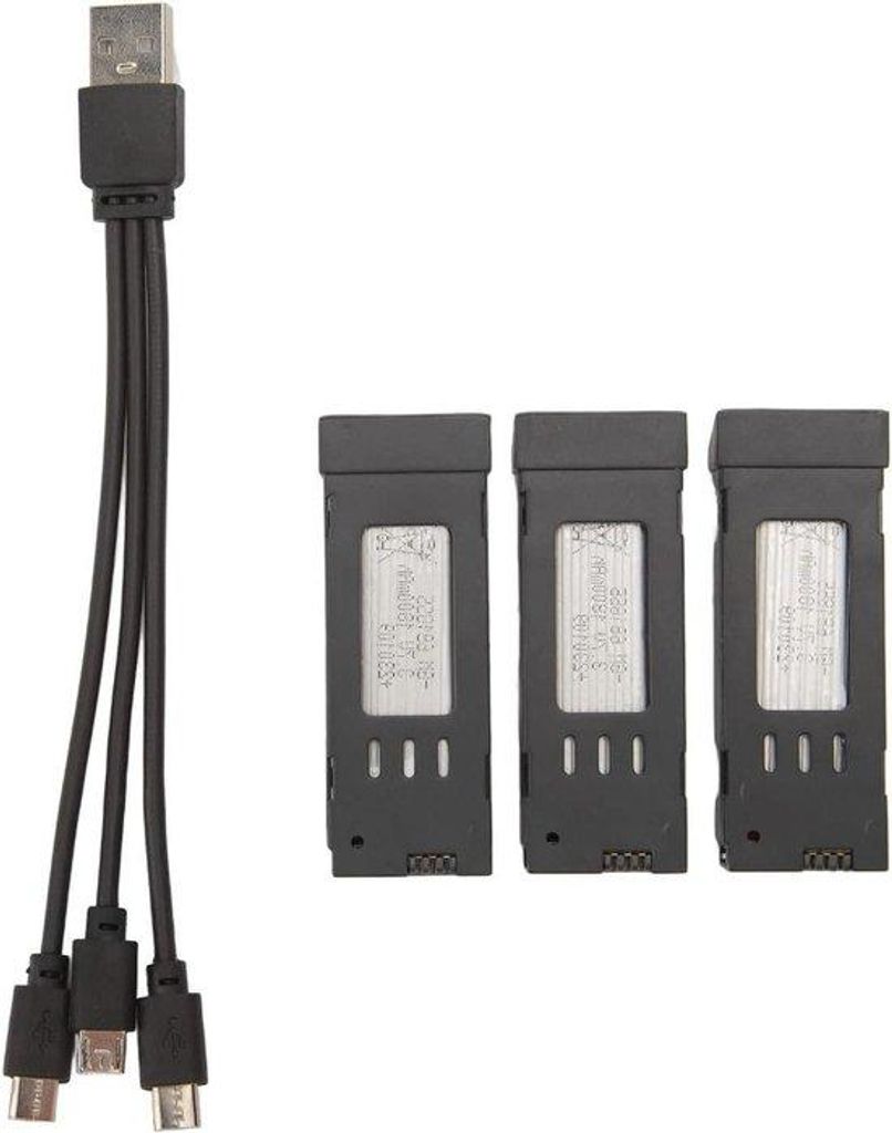 Lithium-Ion-Akku 3-in-1 Ladestation für Mini-Drohnen - Langstrecken-Batterie (1800 mAh)