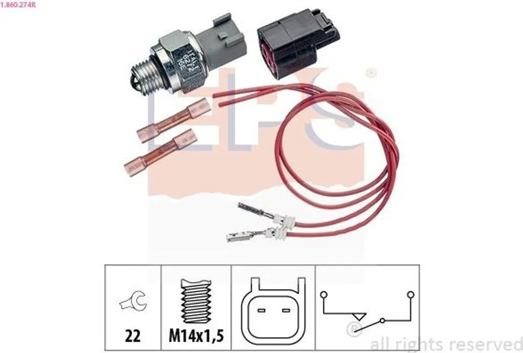Interruttore Luce Retromarcia Volvo S40 II (04-) - Qualità OEM 30713679