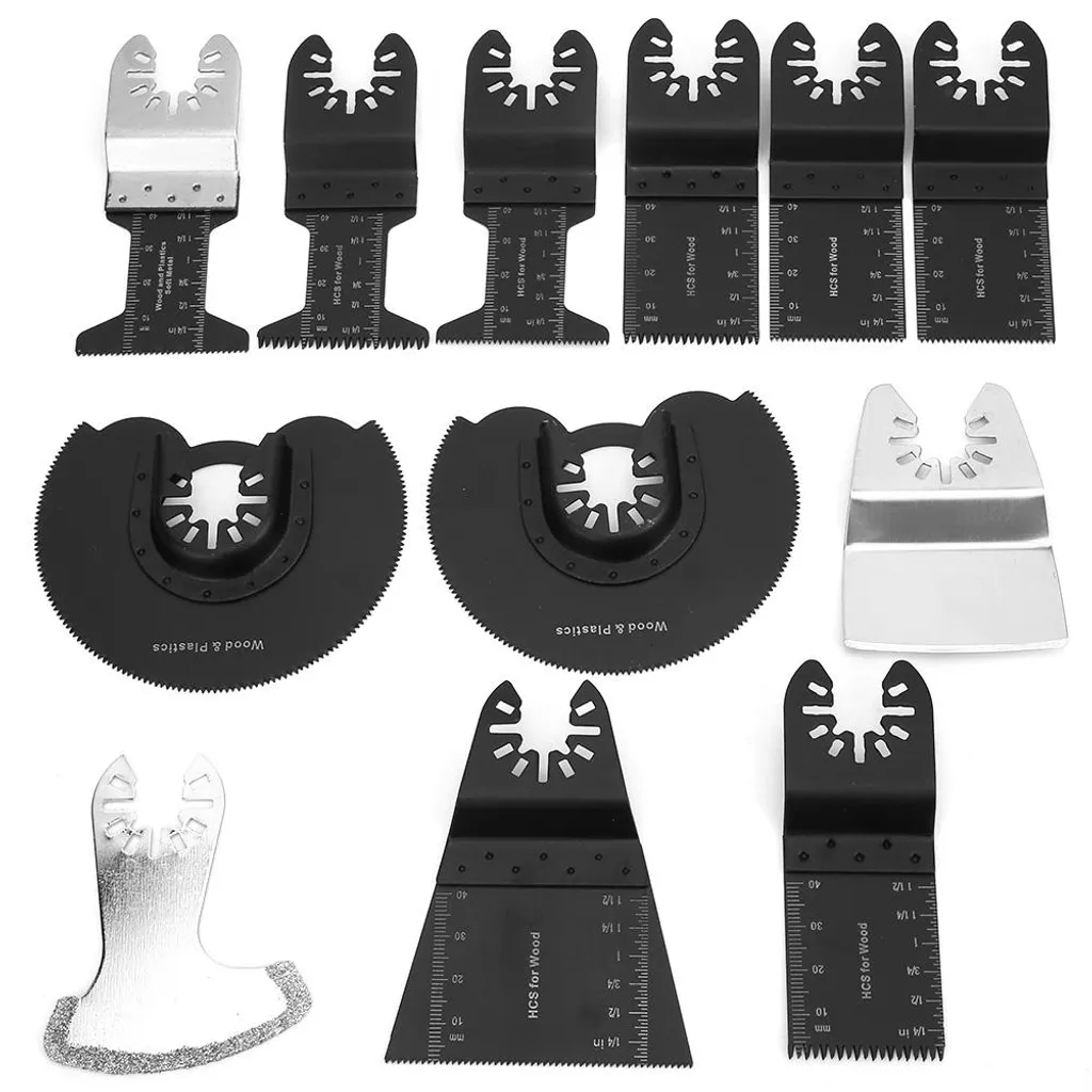 12 Lame per Utensile Multifunzione Oscillante HCS Taglio Universale