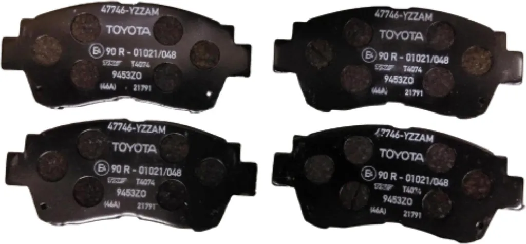 Plaquettes frein avant Toyota Camry 04465-YZZAM sans bruit ni vibration