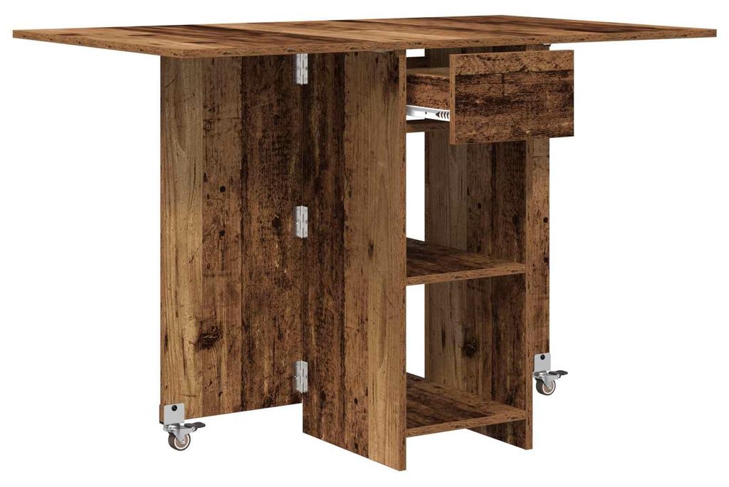 vidaXL Jedálenský stôl 115 x 70 x 75 cm drevotrieska, staré Obrázok produktu 