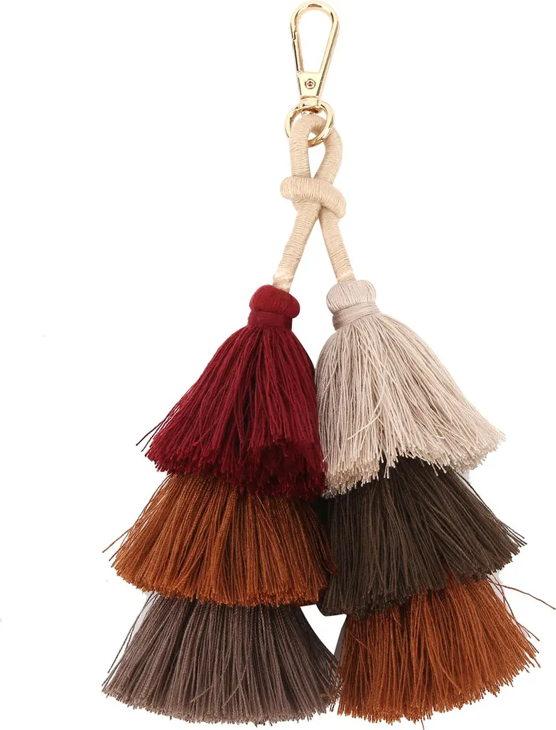 Ciondolo in Nappa Fai Da Te in Cotone: Accessorio Moda Portachiavi e Borse