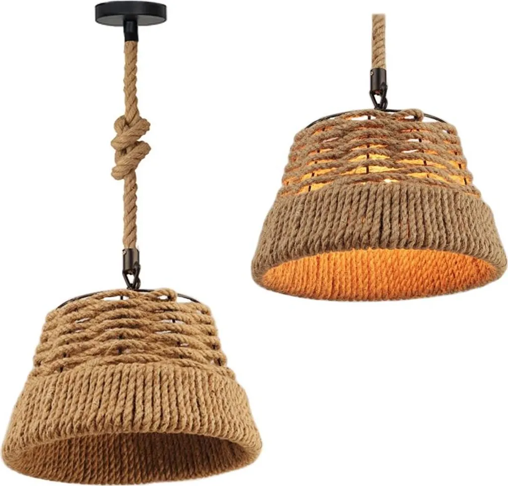 Suspension Toolight Marron - Solution Éclairage Chic pour Intérieur Sombre